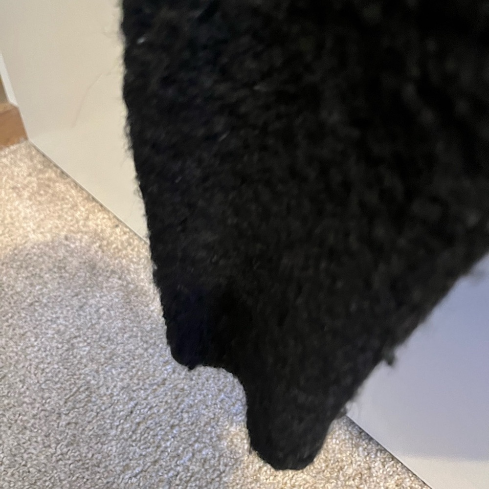 & Other Stories Women's Small Wool Chunky Fuzzy Cropped Pullover - Picture 5 of 12